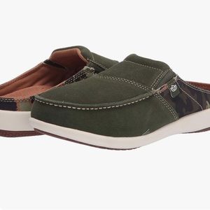 SPENCO‎ Olive Green Camouflage Siesta Via Slide Clog Size 5
